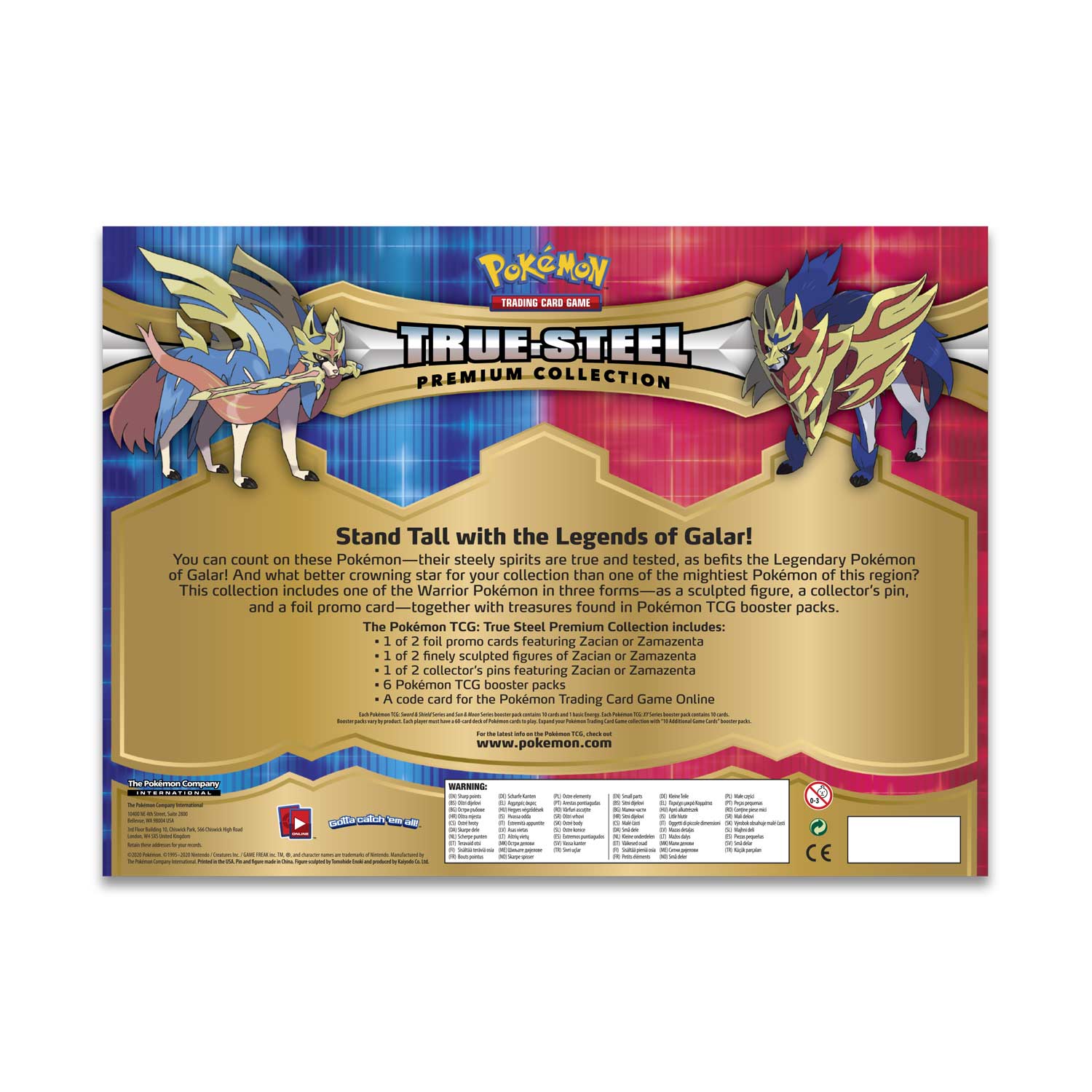 Sword & Shield: Darkness Ablaze - True Steel Premium Collection (Zacian) | GrognardGamesBatavia