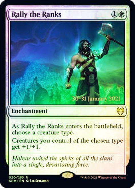 Rally the Ranks [Kaldheim Prerelease Promos] | GrognardGamesBatavia