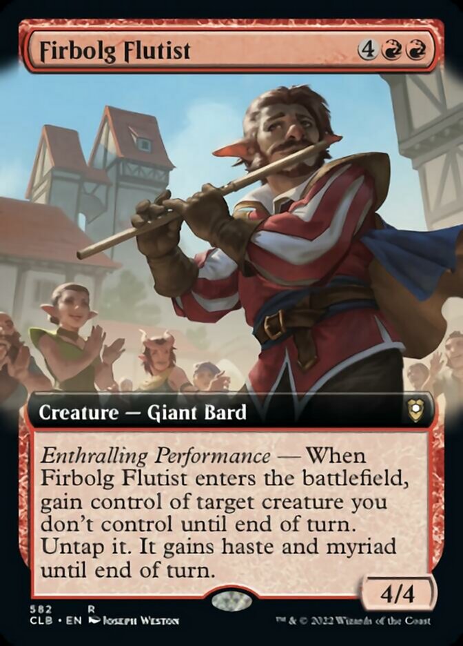 Firbolg Flutist (Extended Art) [Commander Legends: Battle for Baldur's Gate] | GrognardGamesBatavia