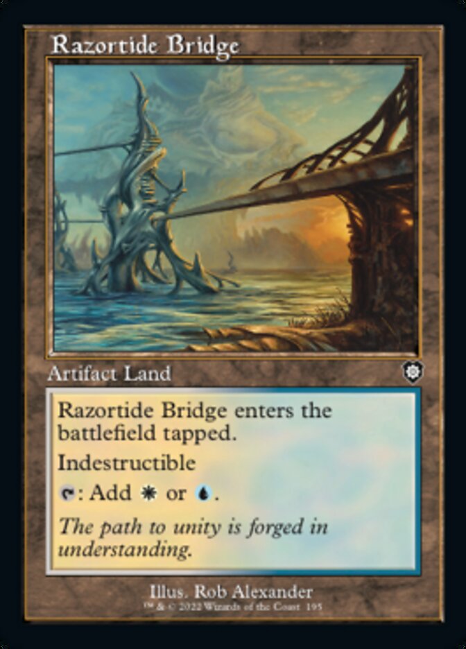 Razortide Bridge (Retro) [The Brothers' War Commander] | GrognardGamesBatavia