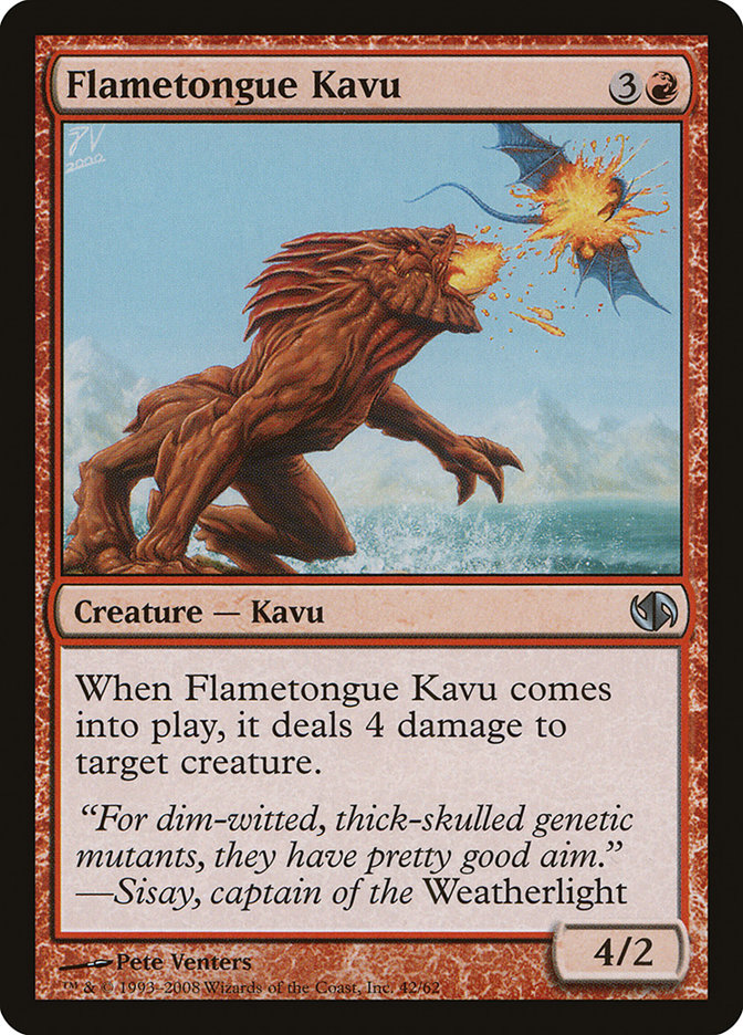 Flametongue Kavu [Duel Decks: Jace vs. Chandra] | GrognardGamesBatavia