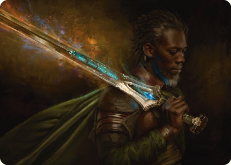 Anduril, Flame of the West Art Card [The Lord of the Rings: Tales of Middle-earth Art Series] | GrognardGamesBatavia