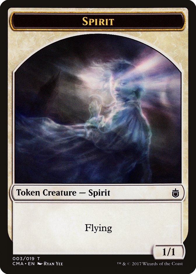 Spirit Token [Commander Anthology Tokens] | GrognardGamesBatavia