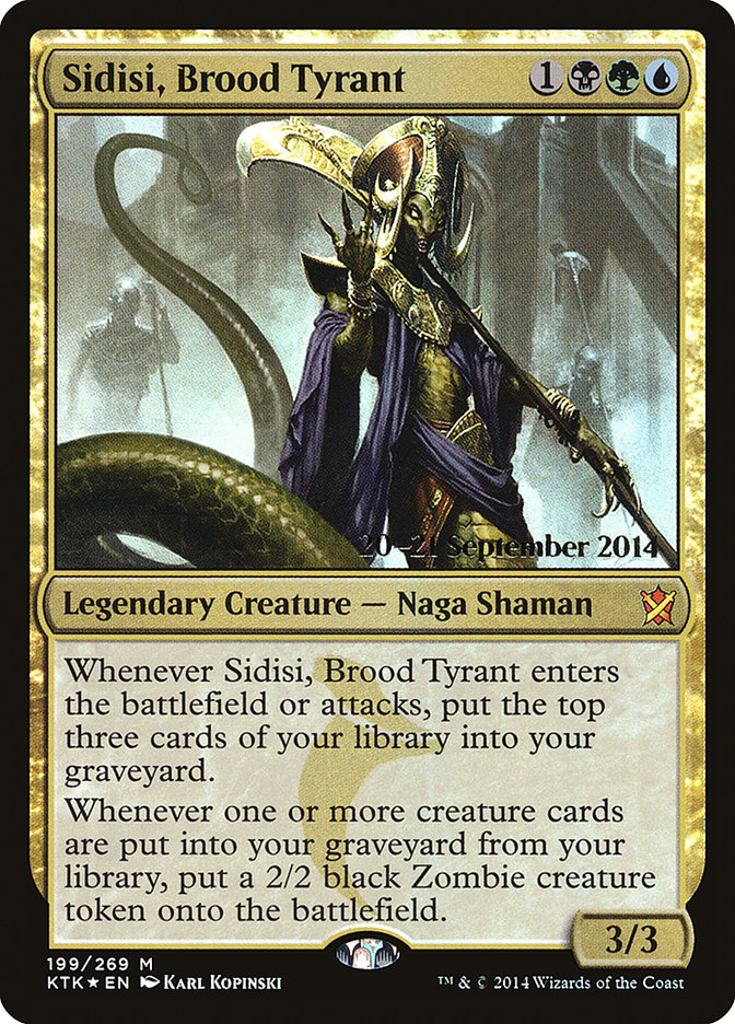 Sidisi, Brood Tyrant [Khans of Tarkir Prerelease Promos] | GrognardGamesBatavia