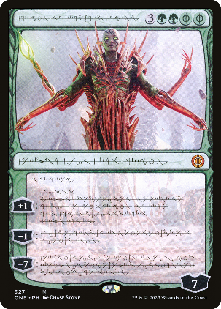 Nissa, Ascended Animist (Phyrexian) [Phyrexia: All Will Be One] | GrognardGamesBatavia