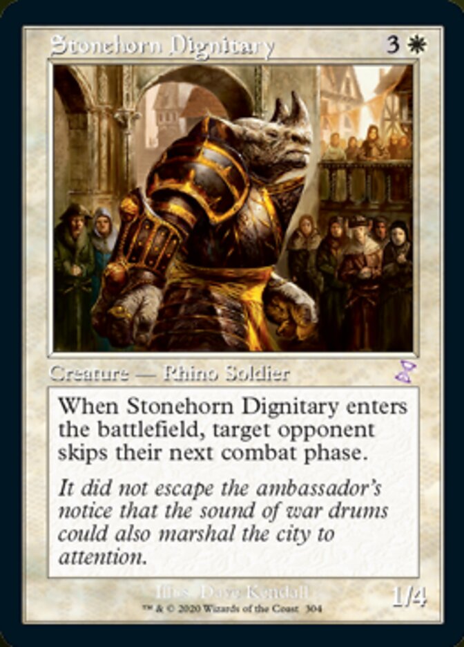 Stonehorn Dignitary (Timeshifted) [Time Spiral Remastered] | GrognardGamesBatavia