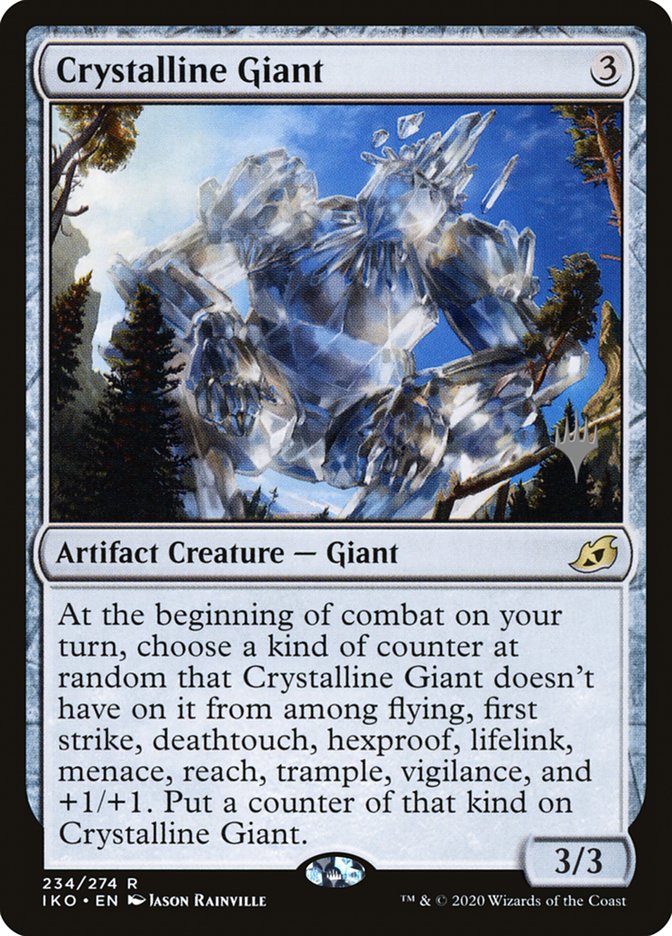 Crystalline Giant (Promo Pack) [Ikoria: Lair of Behemoths Promos] | GrognardGamesBatavia