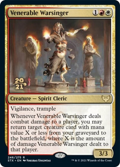 Venerable Warsinger [Strixhaven: School of Mages Prerelease Promos] | GrognardGamesBatavia