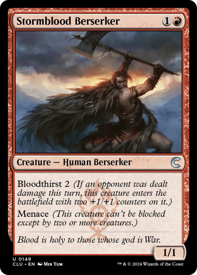 Stormblood Berserker [Ravnica: Clue Edition] | GrognardGamesBatavia