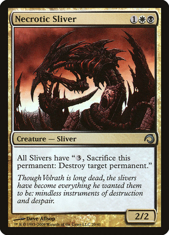 Necrotic Sliver [Premium Deck Series: Slivers] | GrognardGamesBatavia