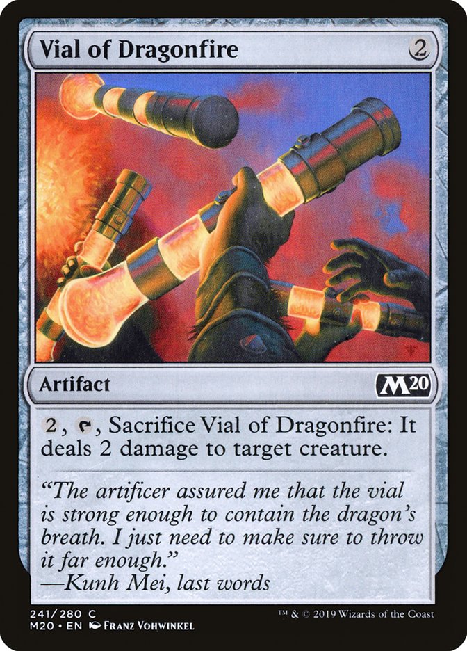 Vial of Dragonfire [Core Set 2020] | GrognardGamesBatavia