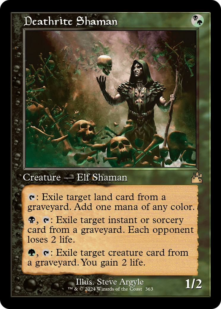 Deathrite Shaman (Retro Frame) [Ravnica Remastered] | GrognardGamesBatavia