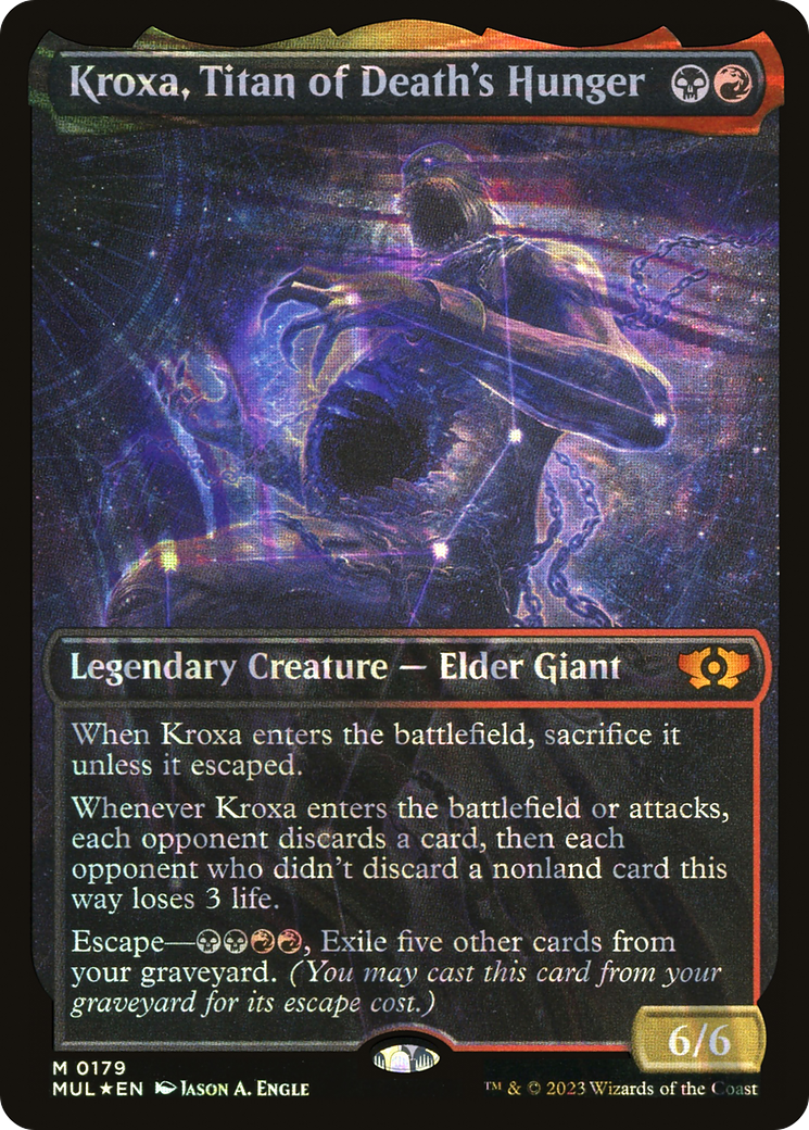 Kroxa, Titan of Death's Hunger (Halo Foil) [Multiverse Legends] | GrognardGamesBatavia