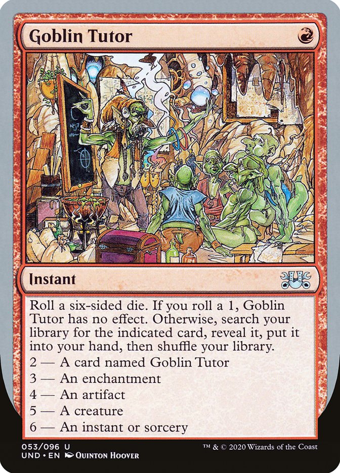 Goblin Tutor [Unsanctioned] | GrognardGamesBatavia