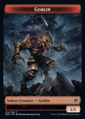 Saproling // Goblin Double-Sided Token [Dominaria United Tokens] | GrognardGamesBatavia