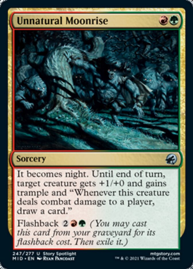 Unnatural Moonrise [Innistrad: Midnight Hunt] | GrognardGamesBatavia