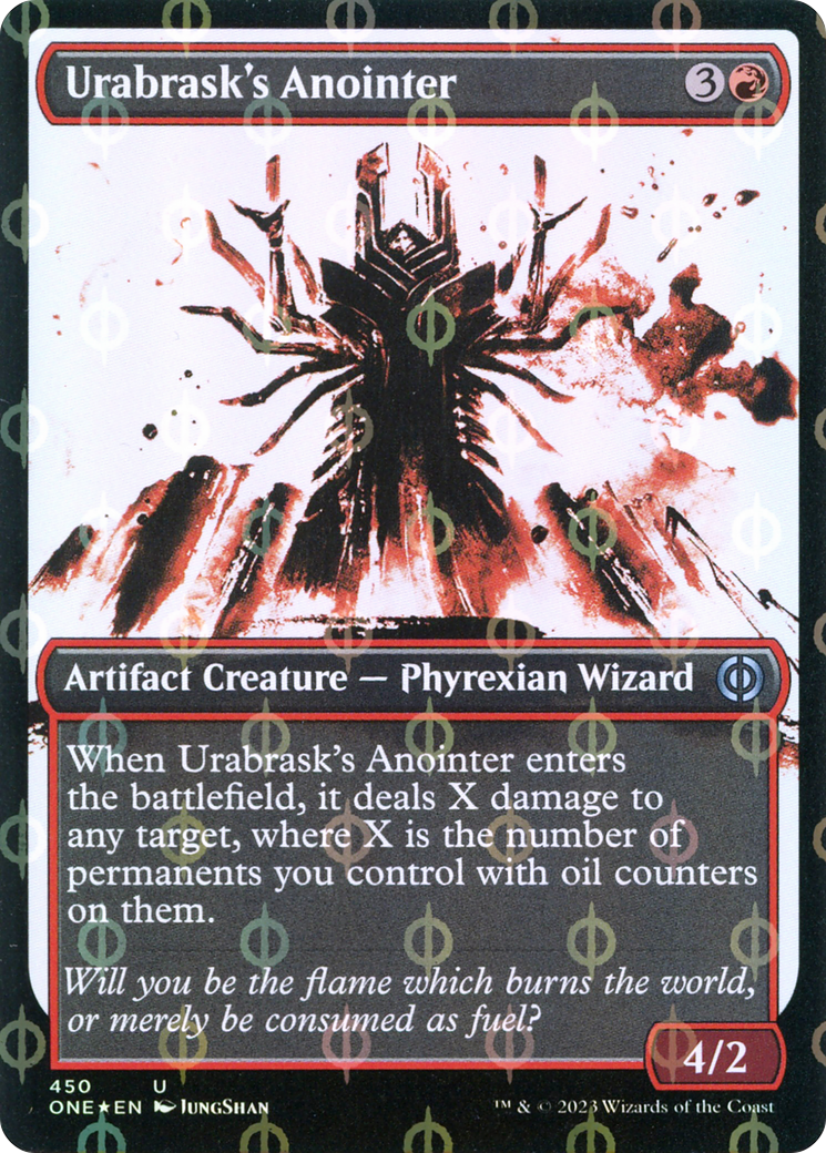 Urabrask's Anointer (Showcase Ichor Step-and-Compleat Foil) [Phyrexia: All Will Be One] | GrognardGamesBatavia