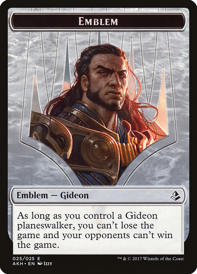 Gideon of the Trials Emblem [Amonkhet Tokens] | GrognardGamesBatavia