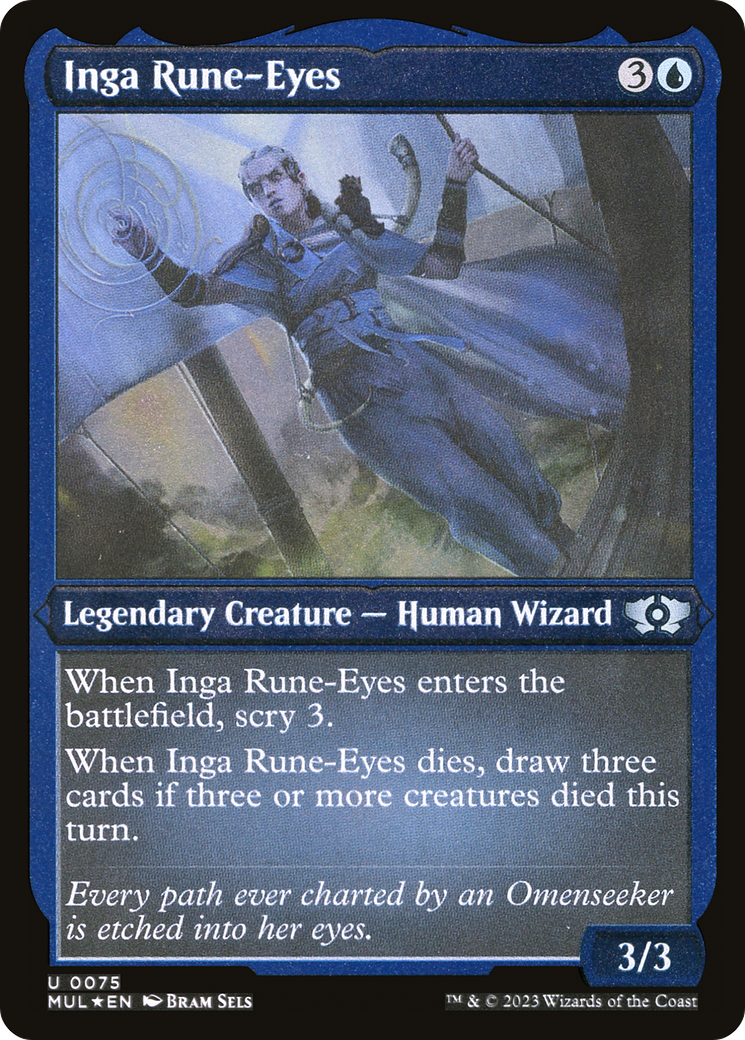 Inga Rune-Eyes (Foil Etched) [Multiverse Legends] | GrognardGamesBatavia