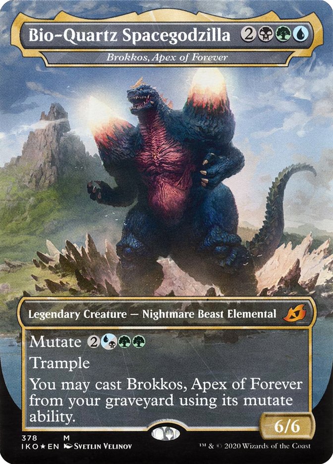 Brokkos, Apex of Forever - Bio-Quartz Spacegodzilla (Godzilla Series) [Ikoria: Lair of Behemoths] | GrognardGamesBatavia