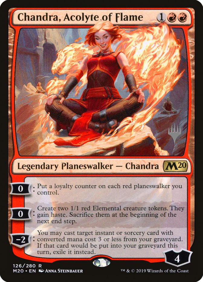 Chandra, Acolyte of Flame (Promo Pack) [Core Set 2020 Promos] | GrognardGamesBatavia