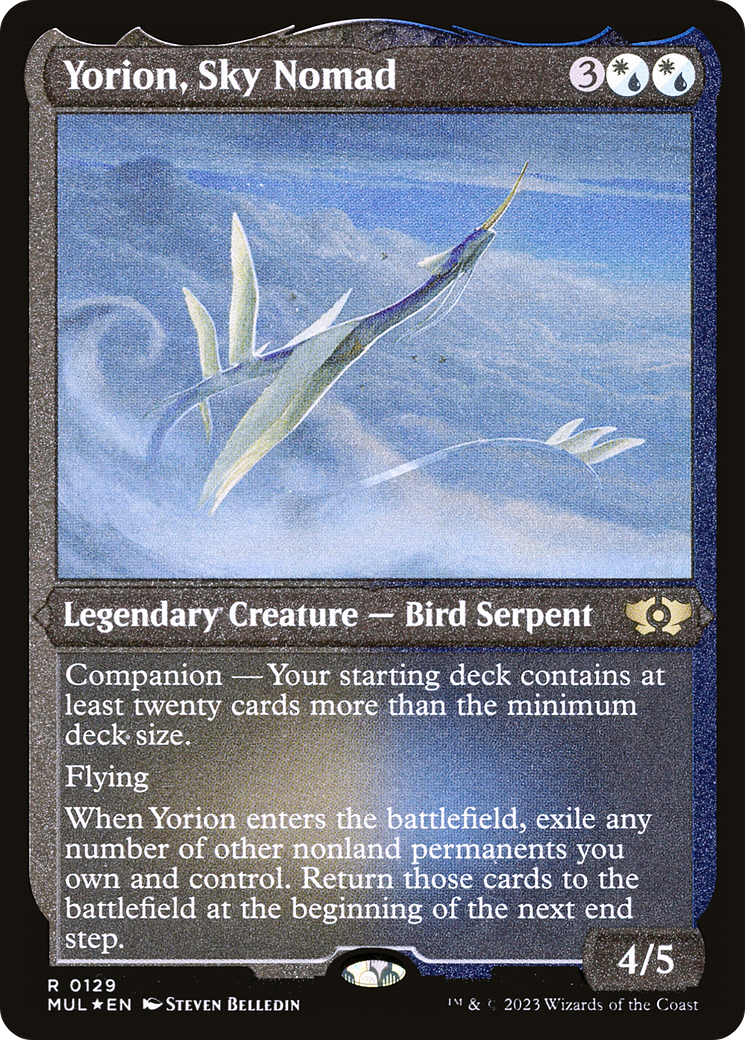 Yorion, Sky Nomad (Foil Etched) [Multiverse Legends] | GrognardGamesBatavia