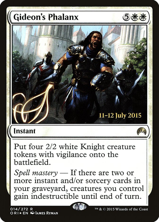 Gideon's Phalanx [Magic Origins Prerelease Promos] | GrognardGamesBatavia