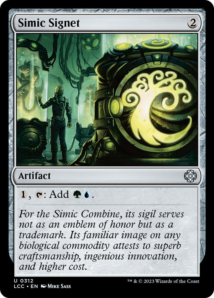 Simic Signet [The Lost Caverns of Ixalan Commander] | GrognardGamesBatavia