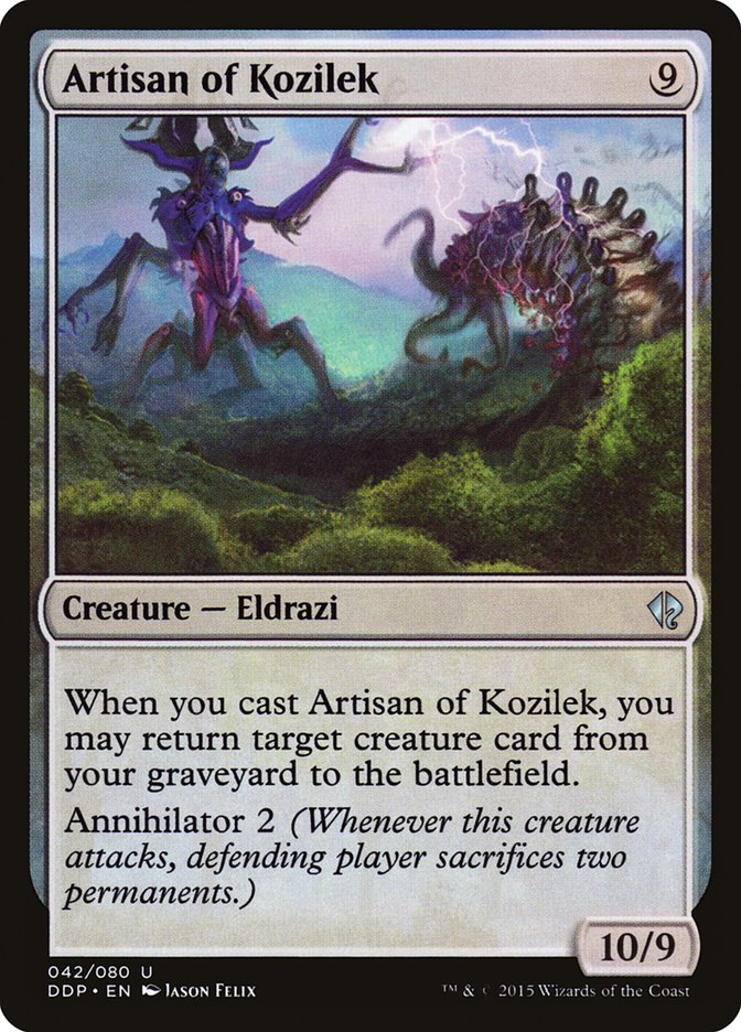 Artisan of Kozilek [Duel Decks: Zendikar vs. Eldrazi] | GrognardGamesBatavia