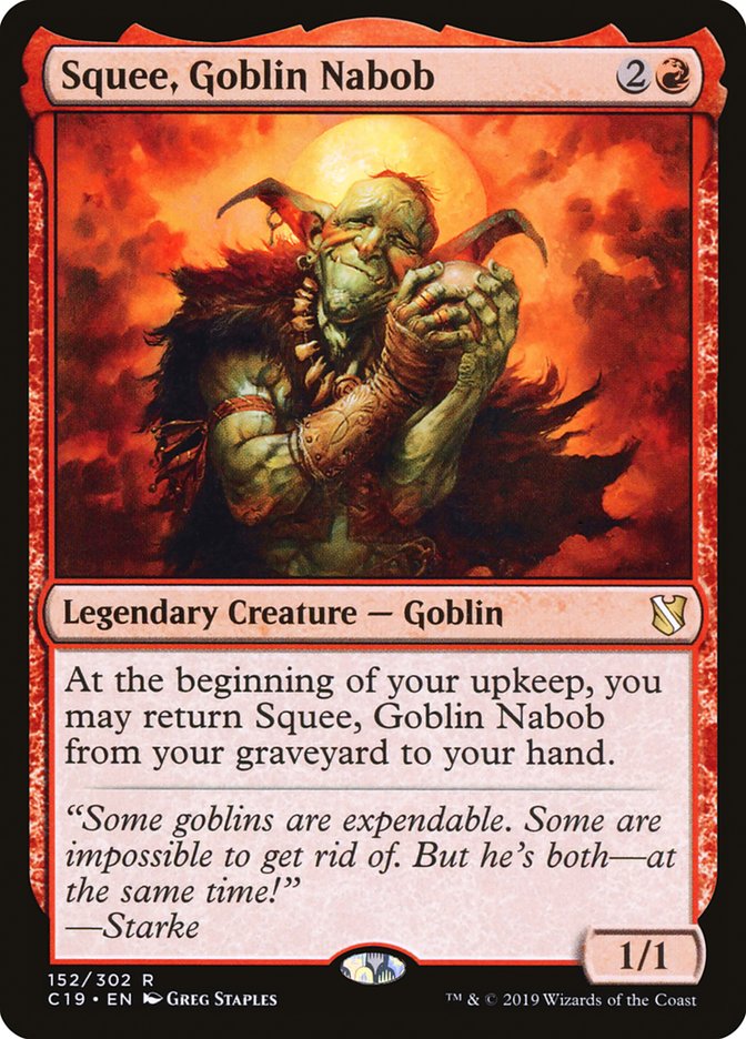 Squee, Goblin Nabob [Commander 2019] | GrognardGamesBatavia