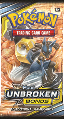 Sun & Moon: Unbroken Bonds - Booster Pack | GrognardGamesBatavia