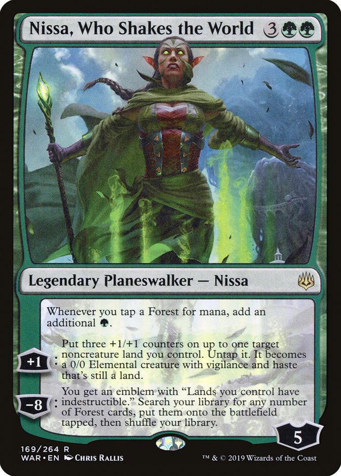 Nissa, Who Shakes the World [War of the Spark] | GrognardGamesBatavia