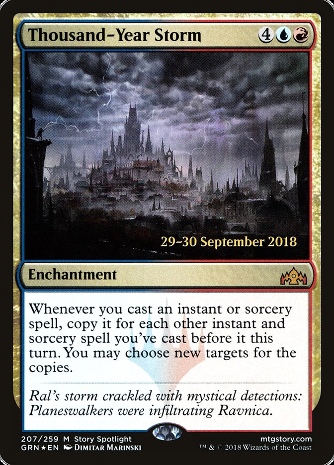 Thousand-Year Storm [Guilds of Ravnica Prerelease Promos] | GrognardGamesBatavia