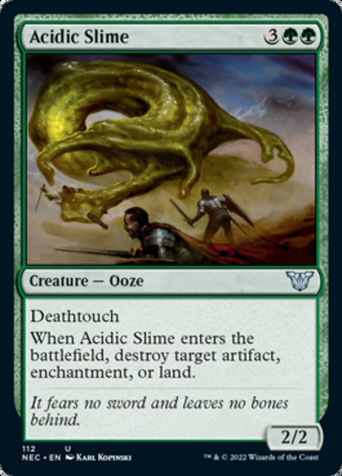 Acidic Slime [Kamigawa: Neon Dynasty Commander] | GrognardGamesBatavia