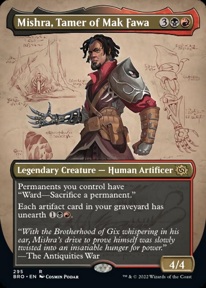 Mishra, Tamer of Mak Fawa (Borderless Alternate Art) [The Brothers' War] | GrognardGamesBatavia