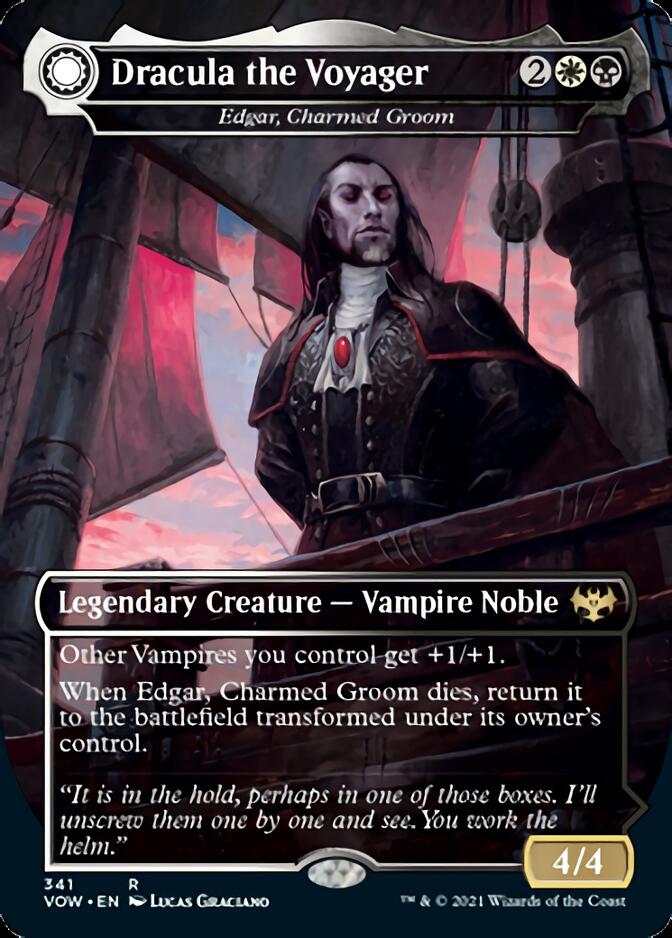 Edgar, Charmed Groom // Edgar Markov's Coffin - Dracula the Voyager // Casket of Native Earth [Innistrad: Crimson Vow] | GrognardGamesBatavia