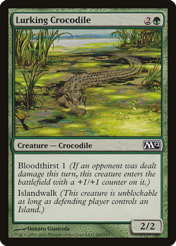 Lurking Crocodile [Magic 2012] | GrognardGamesBatavia