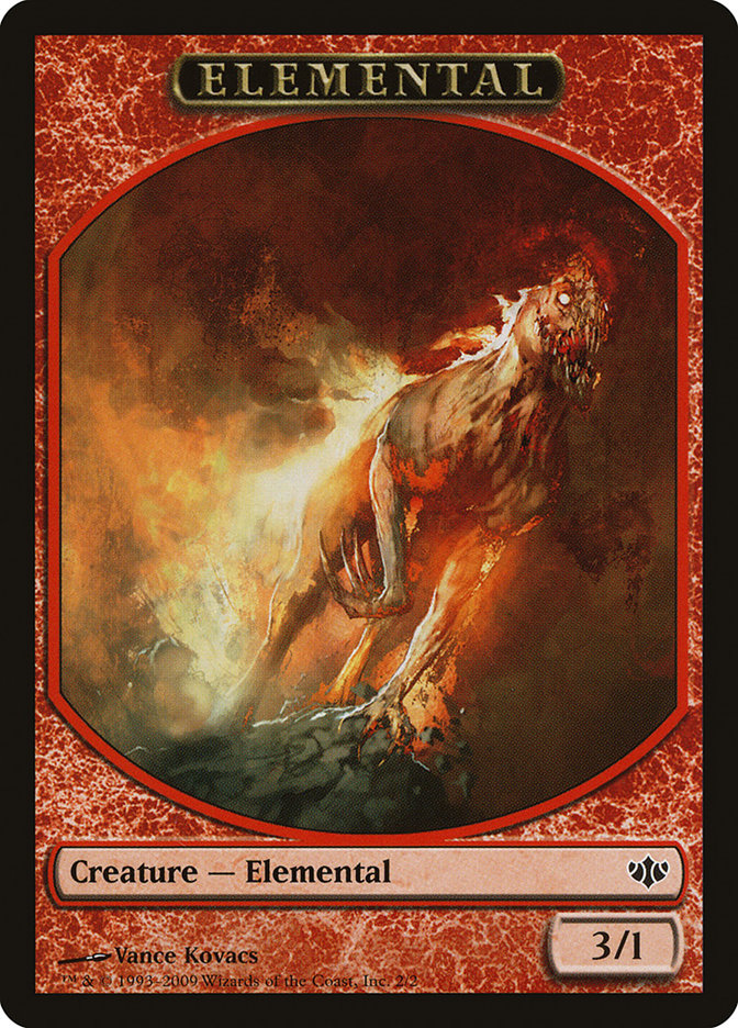 Elemental Token [Conflux Tokens] | GrognardGamesBatavia