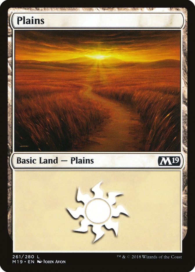 Plains (261) [Core Set 2019] | GrognardGamesBatavia