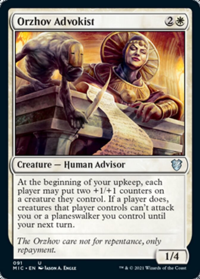 Orzhov Advokist [Innistrad: Midnight Hunt Commander] | GrognardGamesBatavia