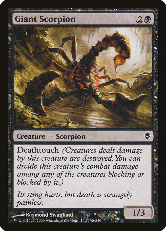 Giant Scorpion [Zendikar] | GrognardGamesBatavia