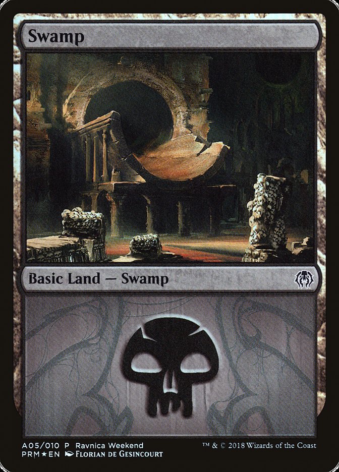 Swamp (A05) [Ravnica Allegiance Ravnica Weekend] | GrognardGamesBatavia