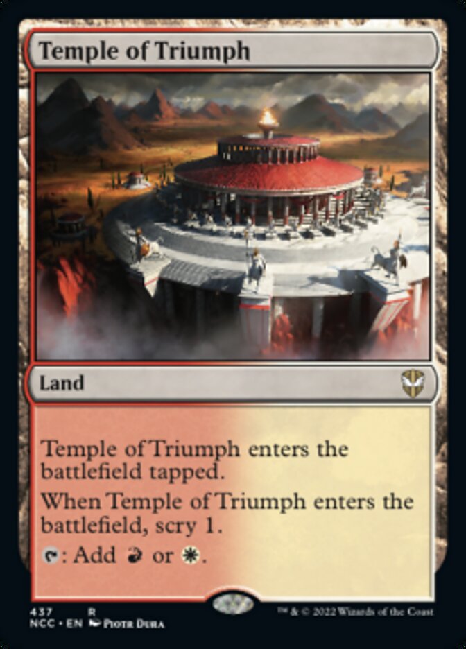 Temple of Triumph [Streets of New Capenna Commander] | GrognardGamesBatavia