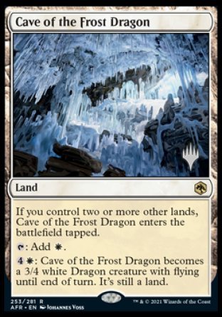 Cave of the Frost Dragon (Promo Pack) [Dungeons & Dragons: Adventures in the Forgotten Realms Promos] | GrognardGamesBatavia