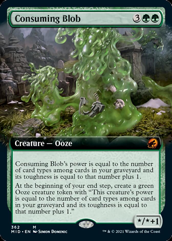 Consuming Blob (Extended Art) [Innistrad: Midnight Hunt] | GrognardGamesBatavia