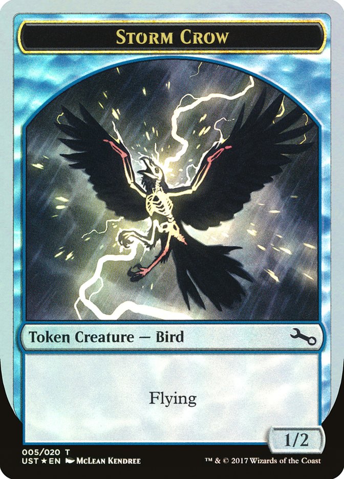 Storm Crow Token [Unstable Tokens] | GrognardGamesBatavia