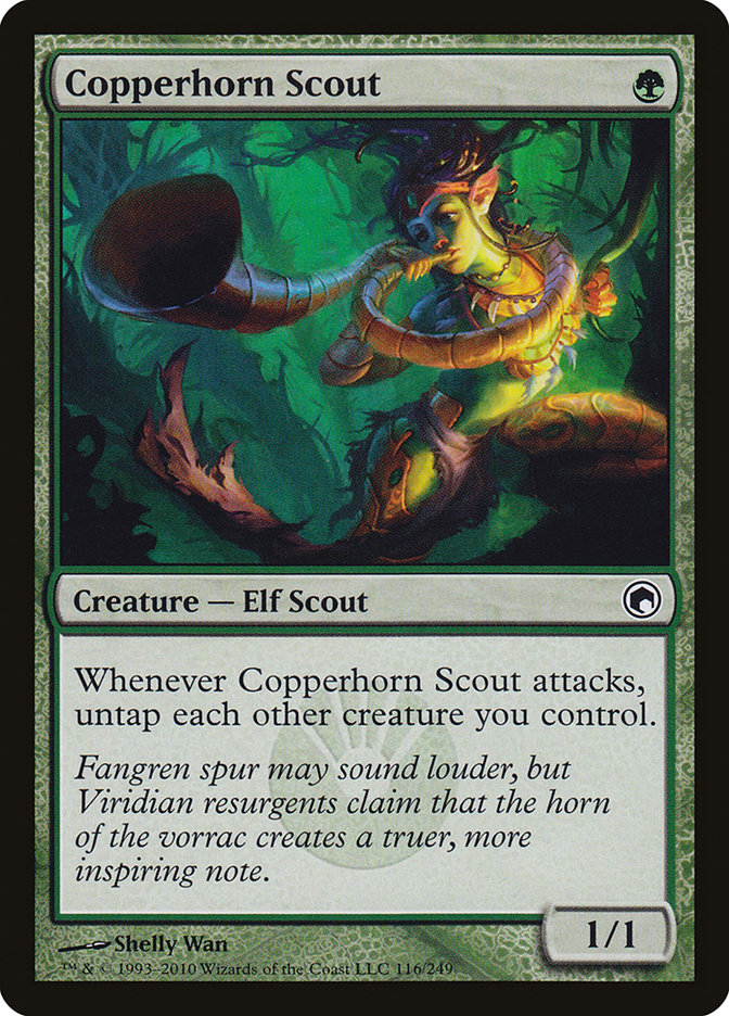 Copperhorn Scout [Scars of Mirrodin] | GrognardGamesBatavia