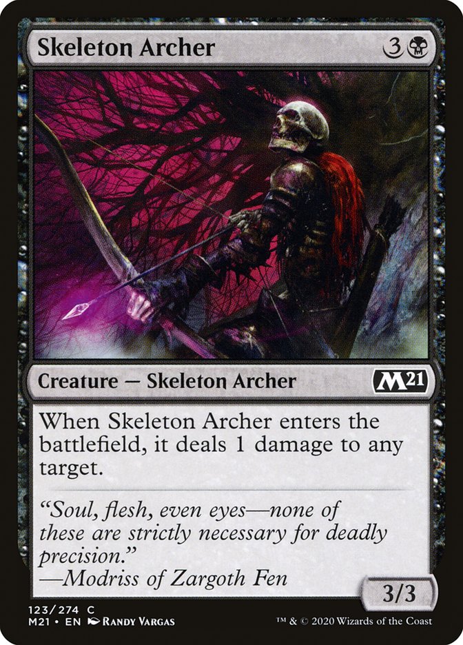 Skeleton Archer [Core Set 2021] | GrognardGamesBatavia