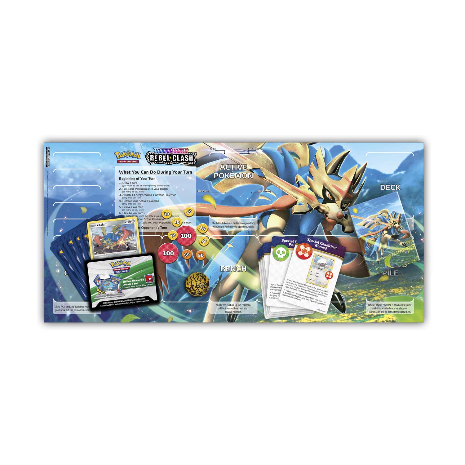 Sword & Shield: Rebel Clash - Theme Deck (Zacian) | GrognardGamesBatavia