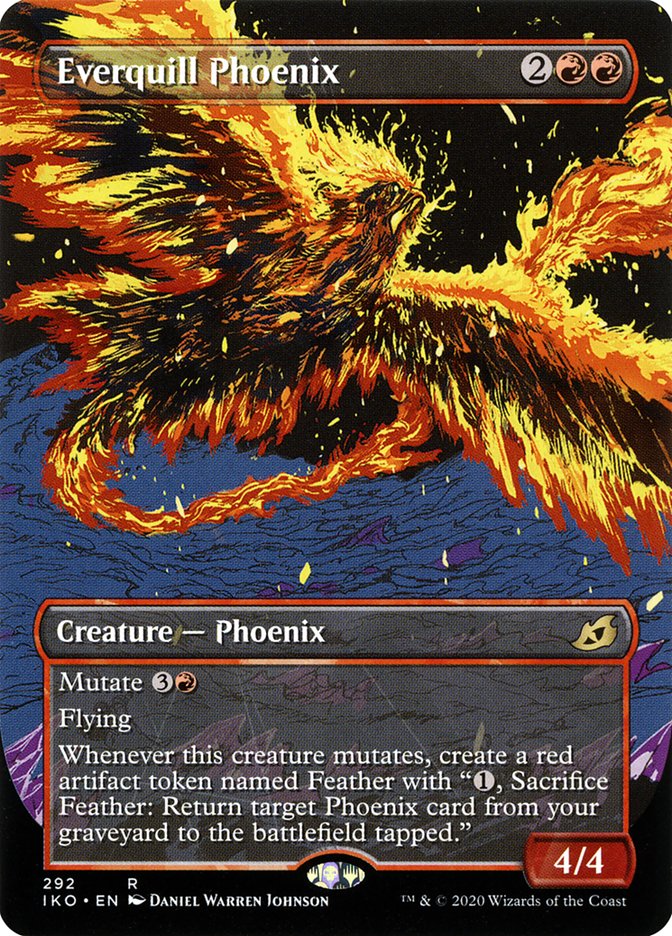 Everquill Phoenix (Showcase) [Ikoria: Lair of Behemoths] | GrognardGamesBatavia